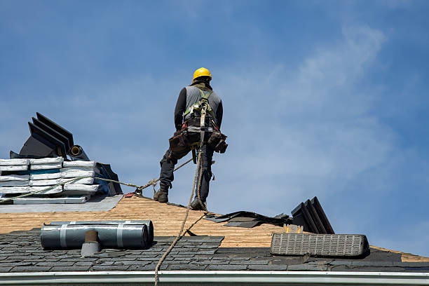 Professional Roofing technician working in Thornton, NH